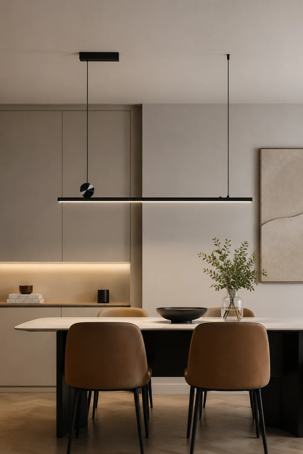 Edge Pendelleuchte, L 90/120CM - Lumpaz