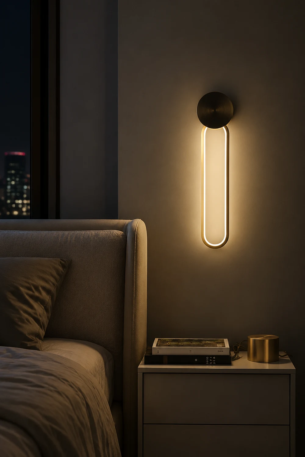 Simple Elliptical Wall Sconce - Lumpaz