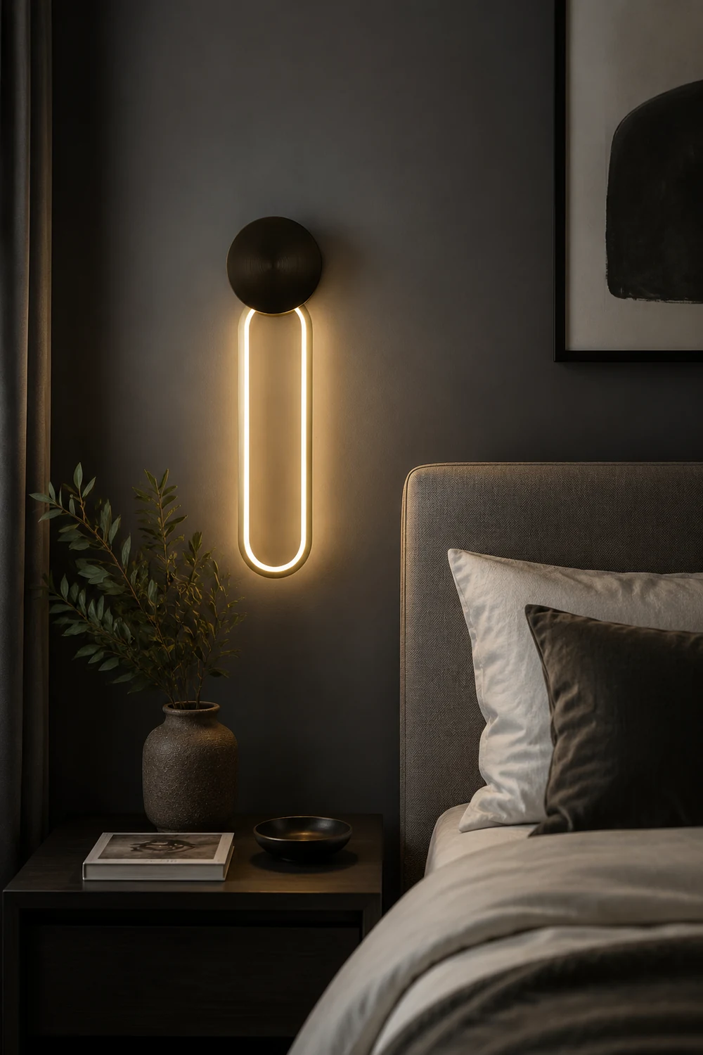 Simple Elliptical Wall Sconce - Lumpaz