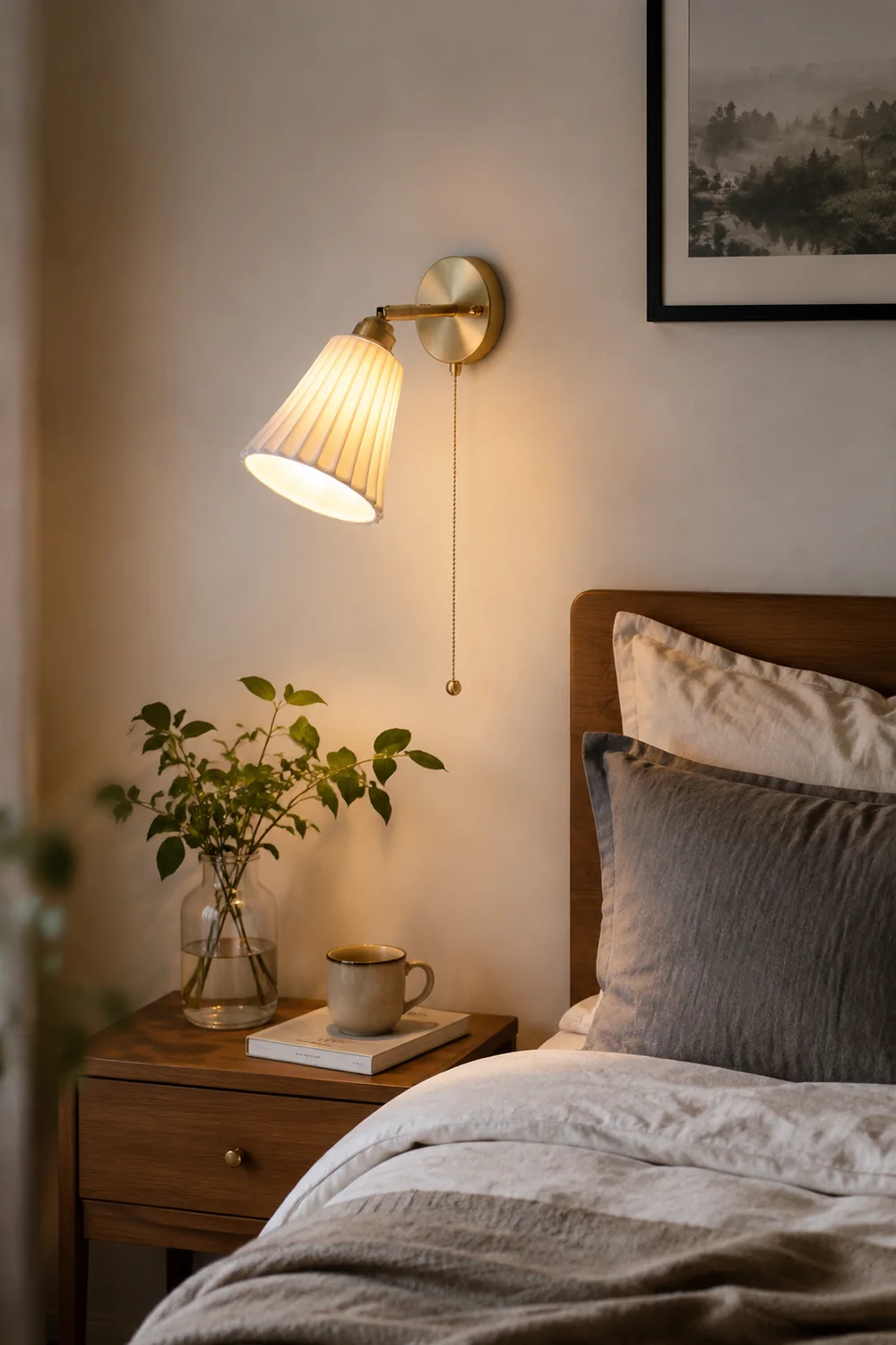 Trumpet Ceramic Wall Light - Lumpaz