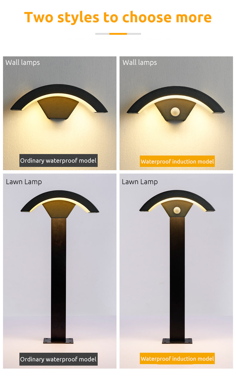 Wasserdichte Sensor-Wandleuchte mit warmweißer LED - Cueteks