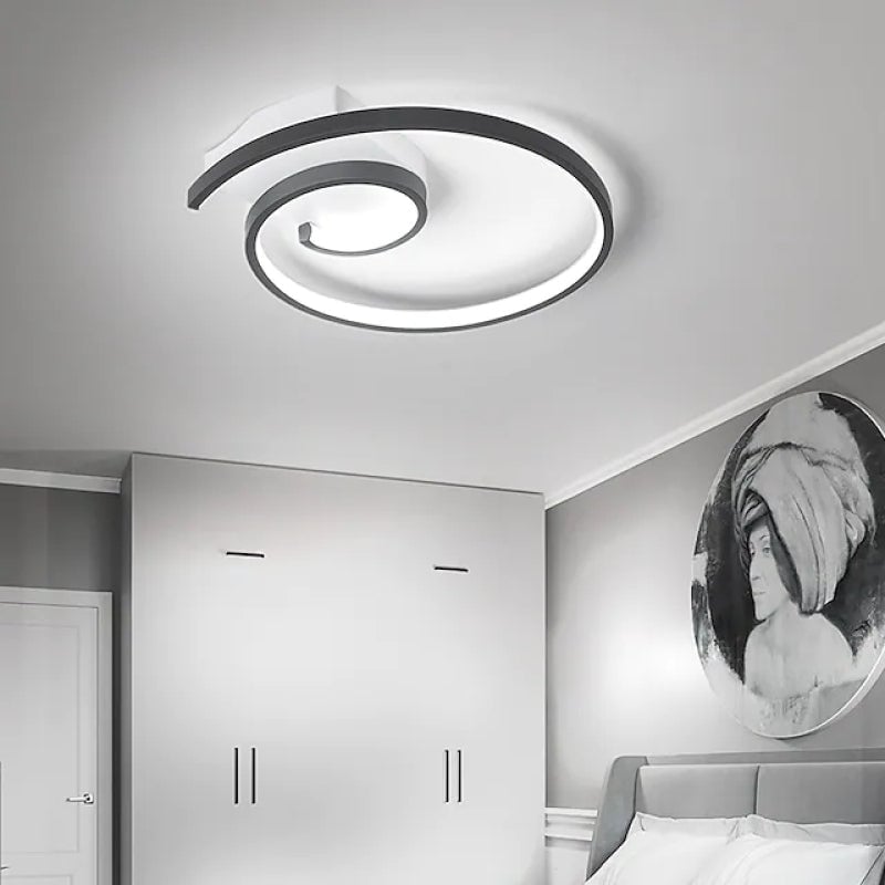 Lacey Spiral LED Deckenleuchte für Schlafzimmer, Kinderzimmer - Cueteks