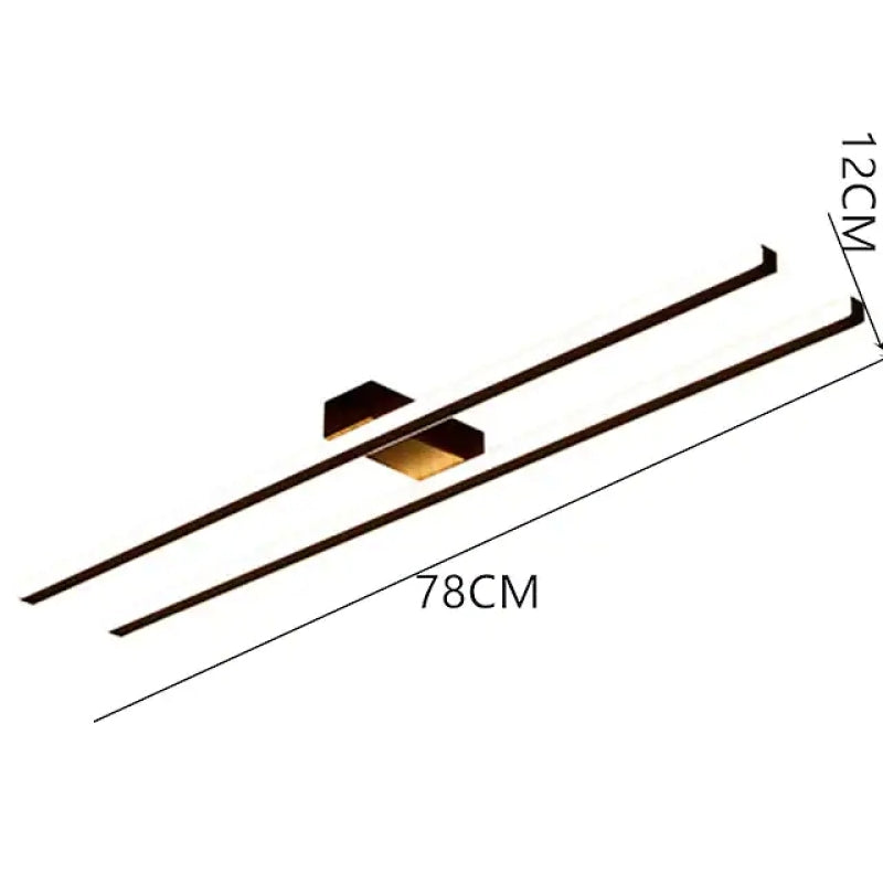 Edge Minimalistische LED Deckenleuchte für Korridor, Balkon - Cueteks