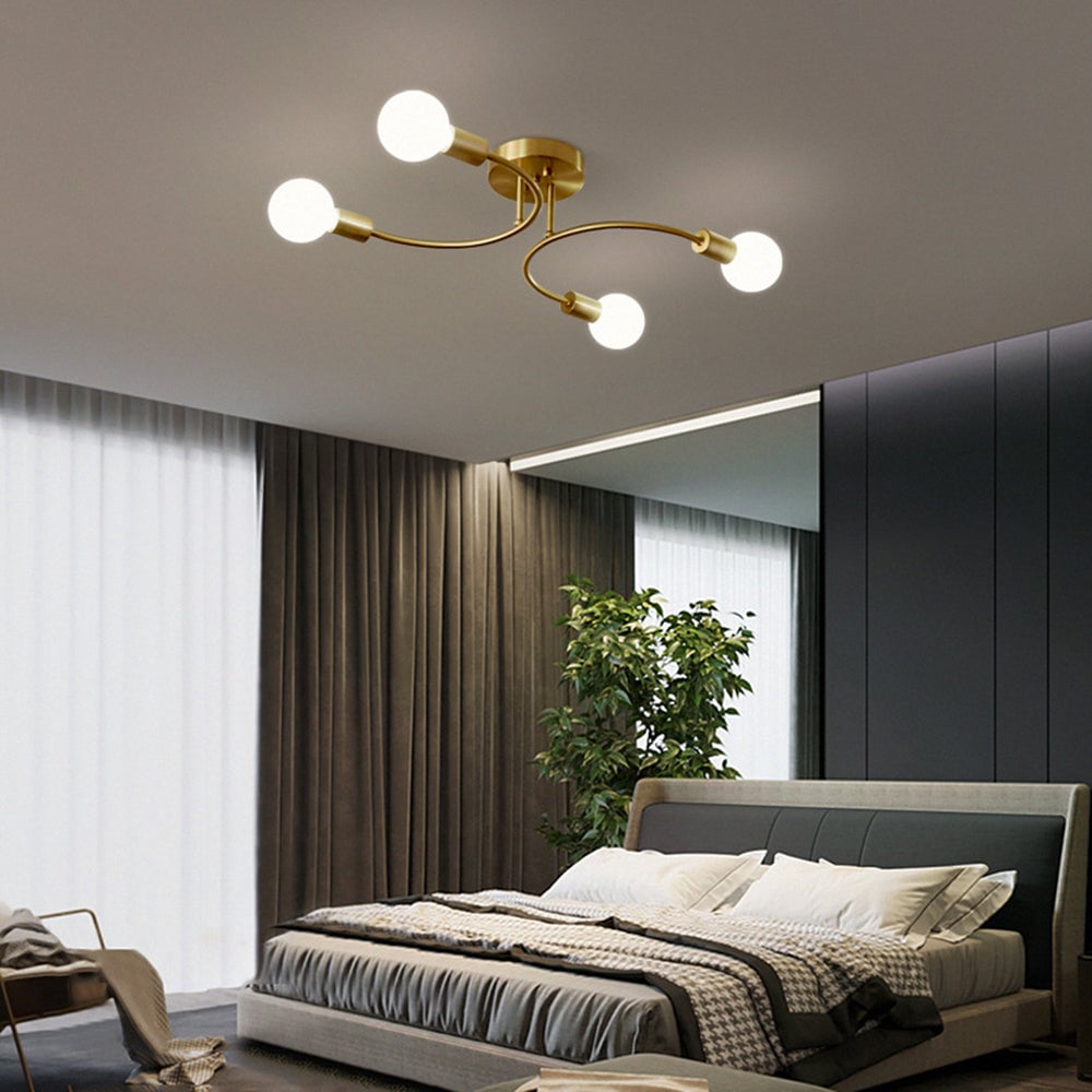 Valentina Moderner Ball Glas LED Pendelleuchter Kronleuchter Deckenleuchte - Cueteks