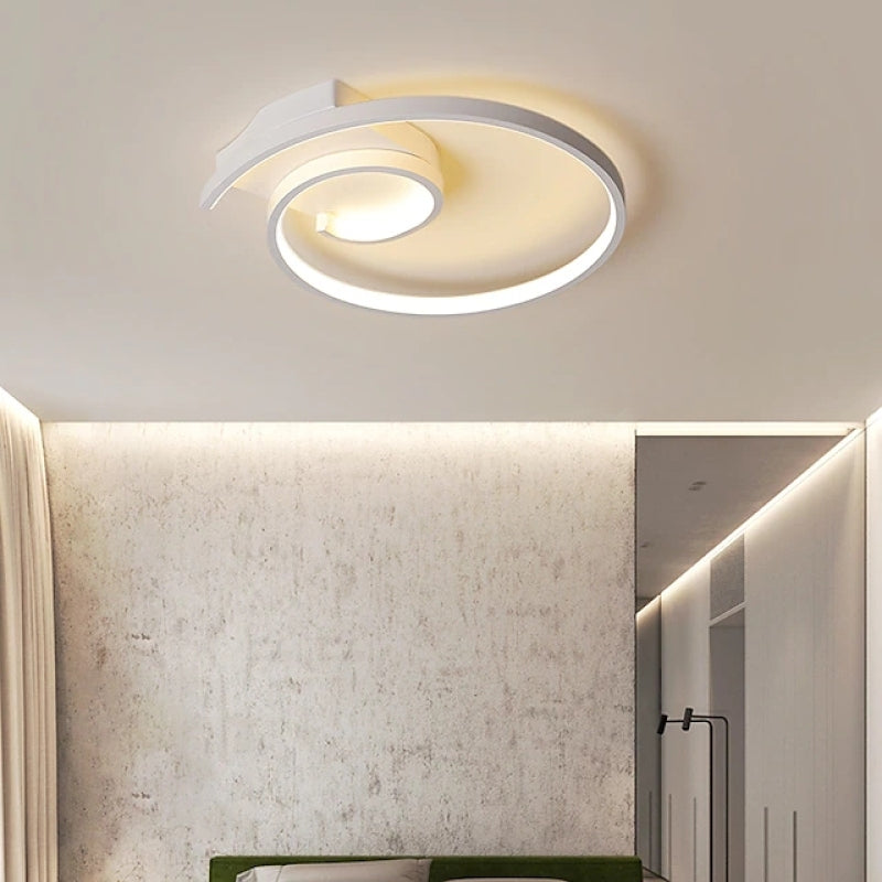 Lacey Spiral LED Deckenleuchte für Schlafzimmer, Kinderzimmer - Cueteks