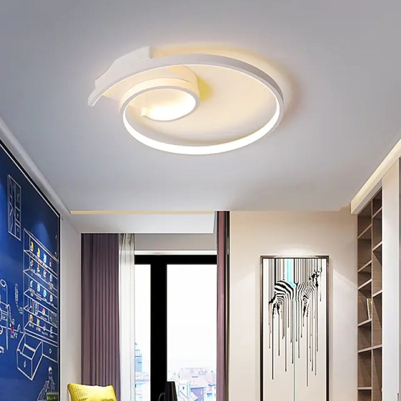 Lacey Spiral LED Deckenleuchte für Schlafzimmer, Kinderzimmer - Cueteks