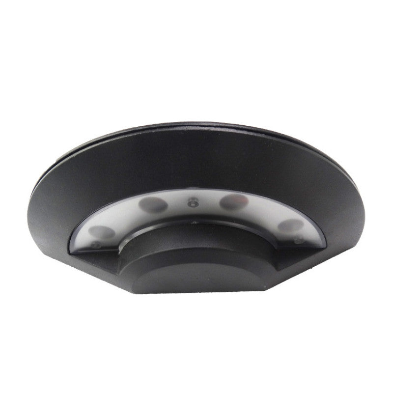Wasserdichte Fliegende Untertasse Wandleuchte für den Außenbereich mit warmer LED - Cueteks