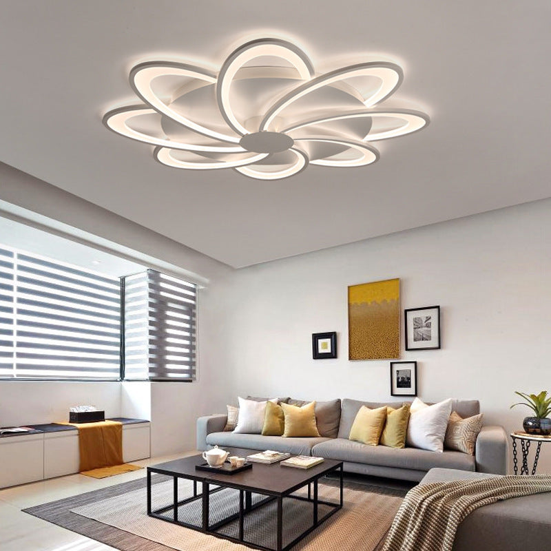 Moderne Blumenförmige Deckenleuchte für Wohnzimmer, Schlafzimmer - Cueteks