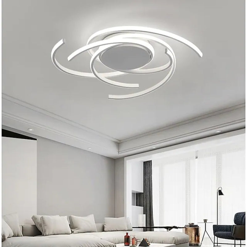 Lacey Moderne LED Deckenleuchte Dimmbar mit Fernbedienung - Cueteks