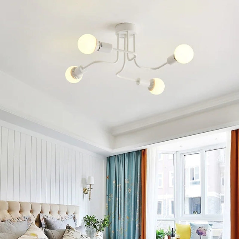 Moderne Deckenleuchte aus Eisen für Schlafzimmer, Wohnzimmer - Cueteks