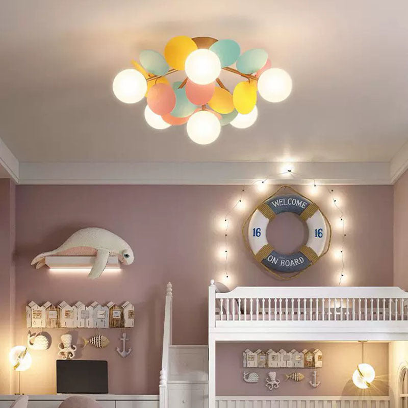 Jevon Romantische Bunte Deckenlampe Deckenleuchte für Kinderzimmer - Cueteks