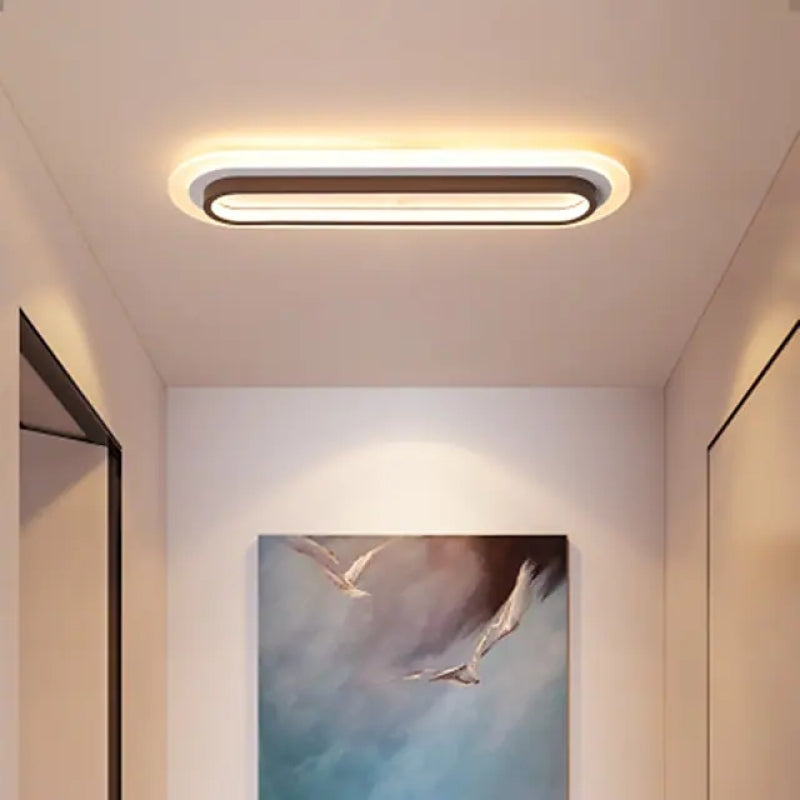 Nordische Einfache LED Deckenleuchte für Flur & Wohnzimmer - Cueteks