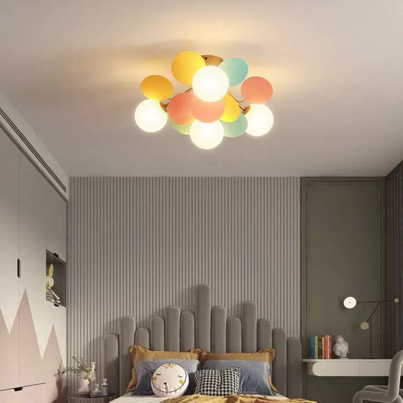 Jevon Romantische Bunte Deckenlampe Deckenleuchte für Kinderzimmer - Cueteks