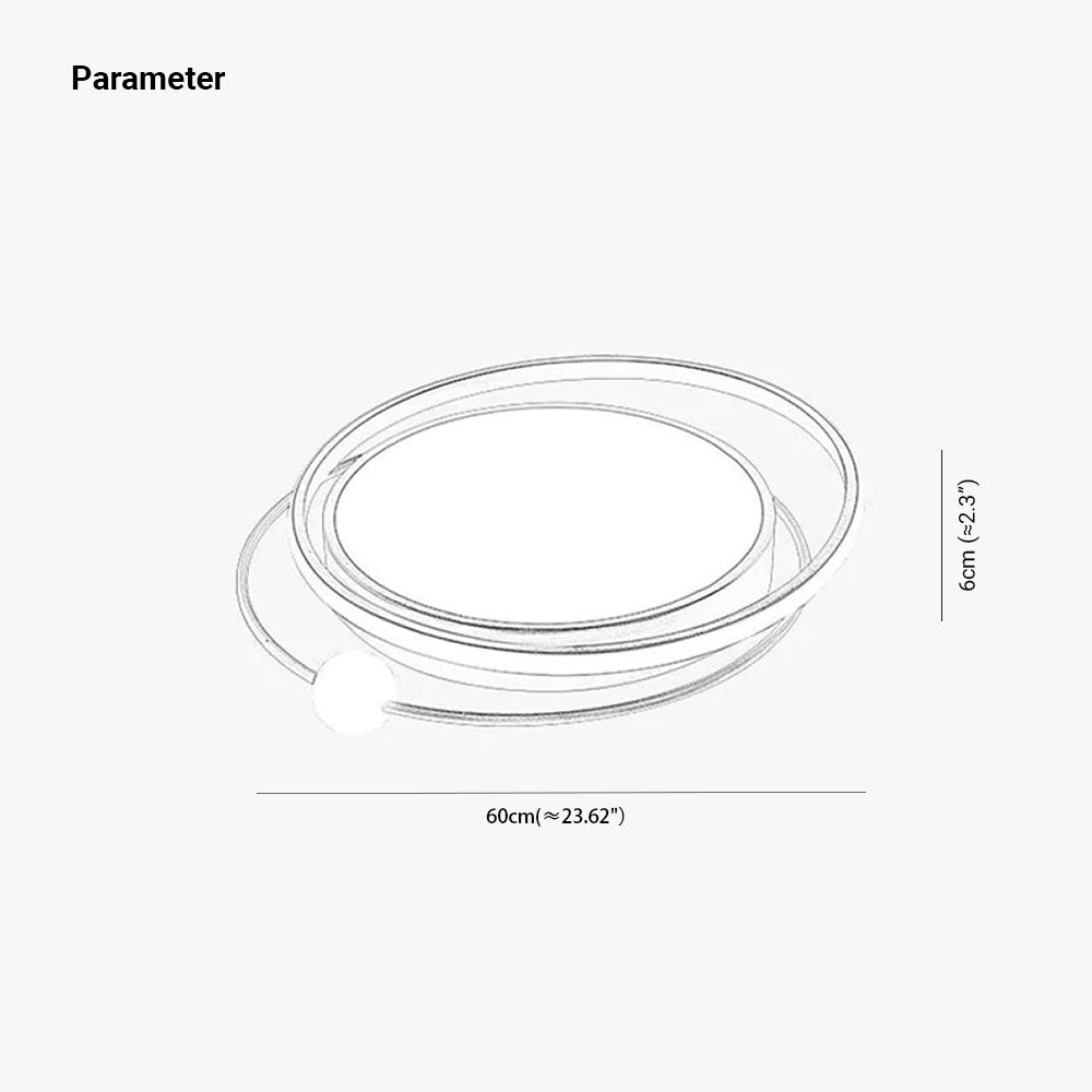 Lacey Moderne Planet Design LED Deckenleuchte - Cueteks