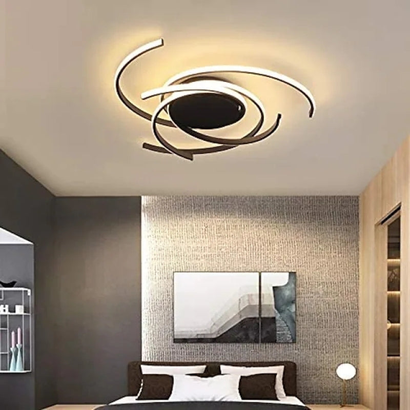Lacey Moderne LED Deckenleuchte Dimmbar mit Fernbedienung - Cueteks