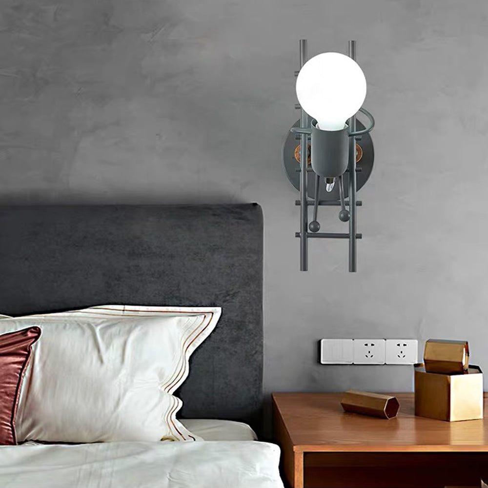 Luxo Retro Iron Man Hänge-Wandleuchte, 3 Farben - Cueteks