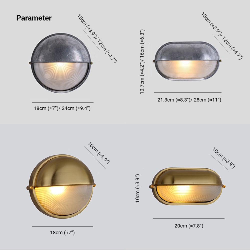 Orr Draußen Wasserdichte Wandlampe, 2 Stile - Cueteks