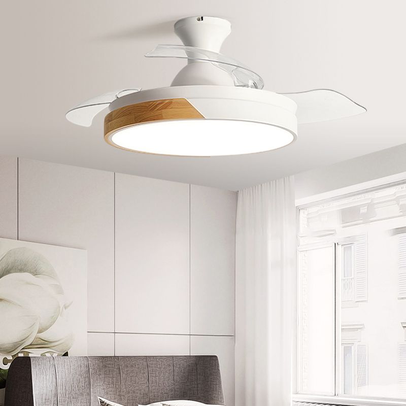 Morandi Deckenventilator mit Beleuchtung Klare Blätter, 5 Farben, ∅90/100CM - Cueteks