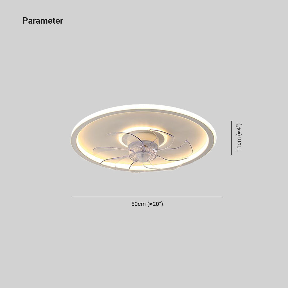 Kirsten Deckenventilator mit Beleuchtung 3/7-Blatt, 8 Stile, ∅50CM/60CM - Cueteks