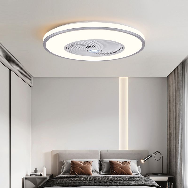 Quinn Deckenventilator mit Beleuchtung 3-Blatt, 8 Farben, ∅50CM - Cueteks