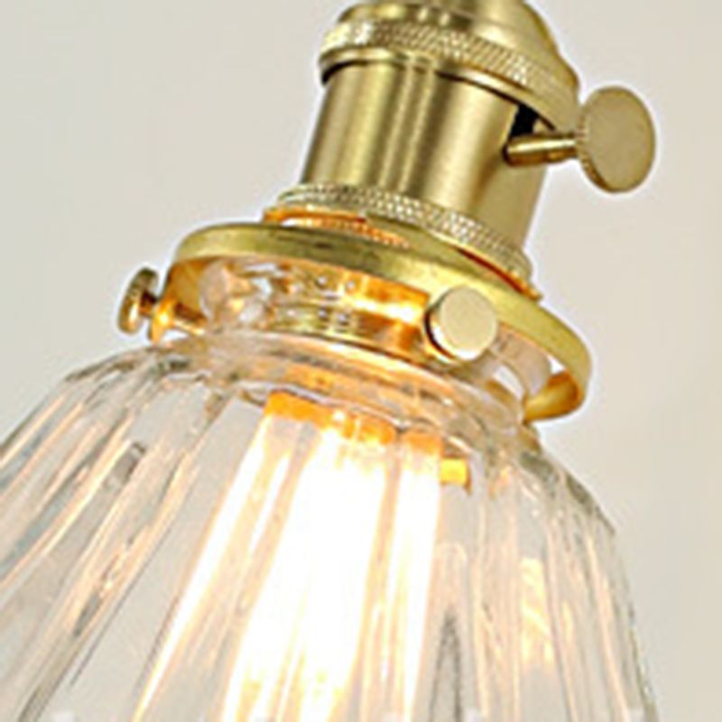 Hailie Waschtisch-Wandleuchte, Messing & Glas, 2 Stile - Cueteks