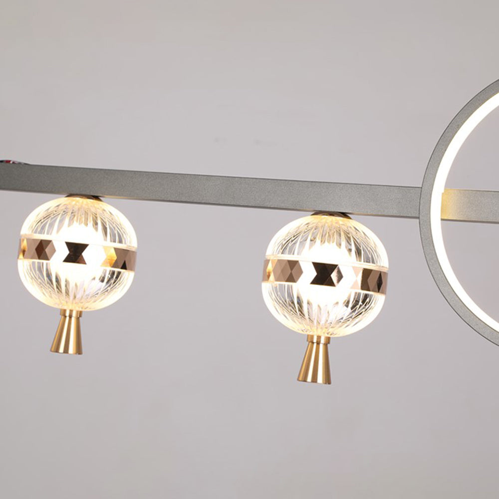 Madina Deckenventilator mit Beleuchtung Aluminium & Metall, ∅110CM - Cueteks