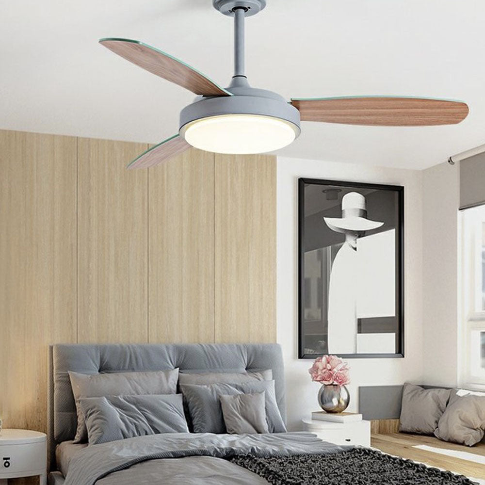 Haydn Deckenventilator mit Beleuchtung 3-Blatt,3 Farben, ∅92/106/132/152CM - Cueteks