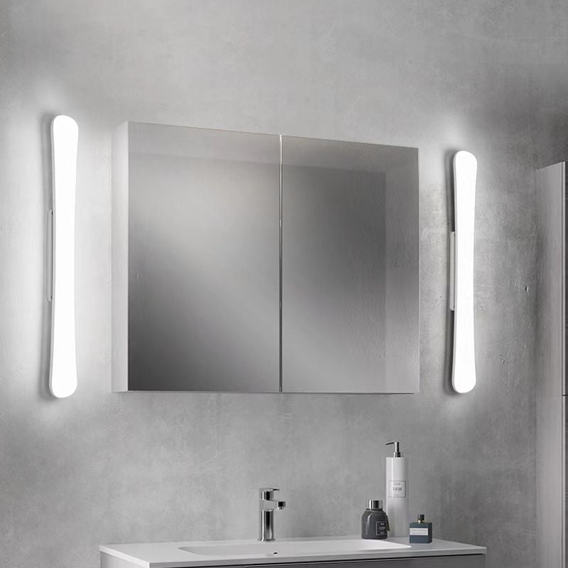 Edge Spiegelfront Wandleuchte Weiß, 30CM/40CM/60CM Lang - Cueteks