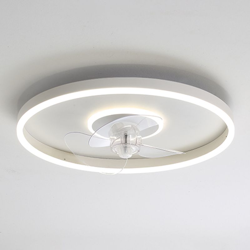 Edge Deckenventilator mit Beleuchtung Weiß, 8 Stile, ∅41/60CM - Cueteks