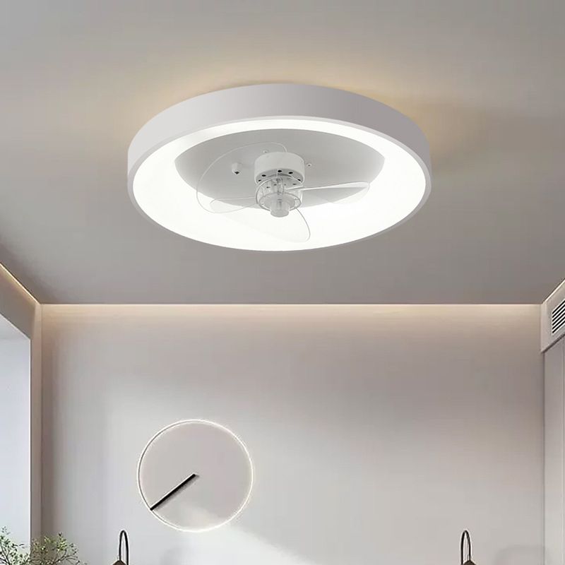 Quinn Deckenventilator mit Beleuchtung Weiß, ∅50CM - Cueteks