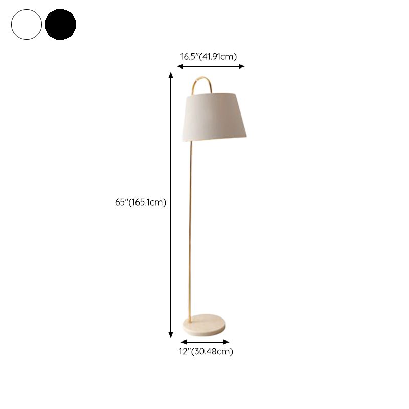 Eryn Einfache Stehleuchte, Metall, 2 Farben, 165CM Lang - Cueteks