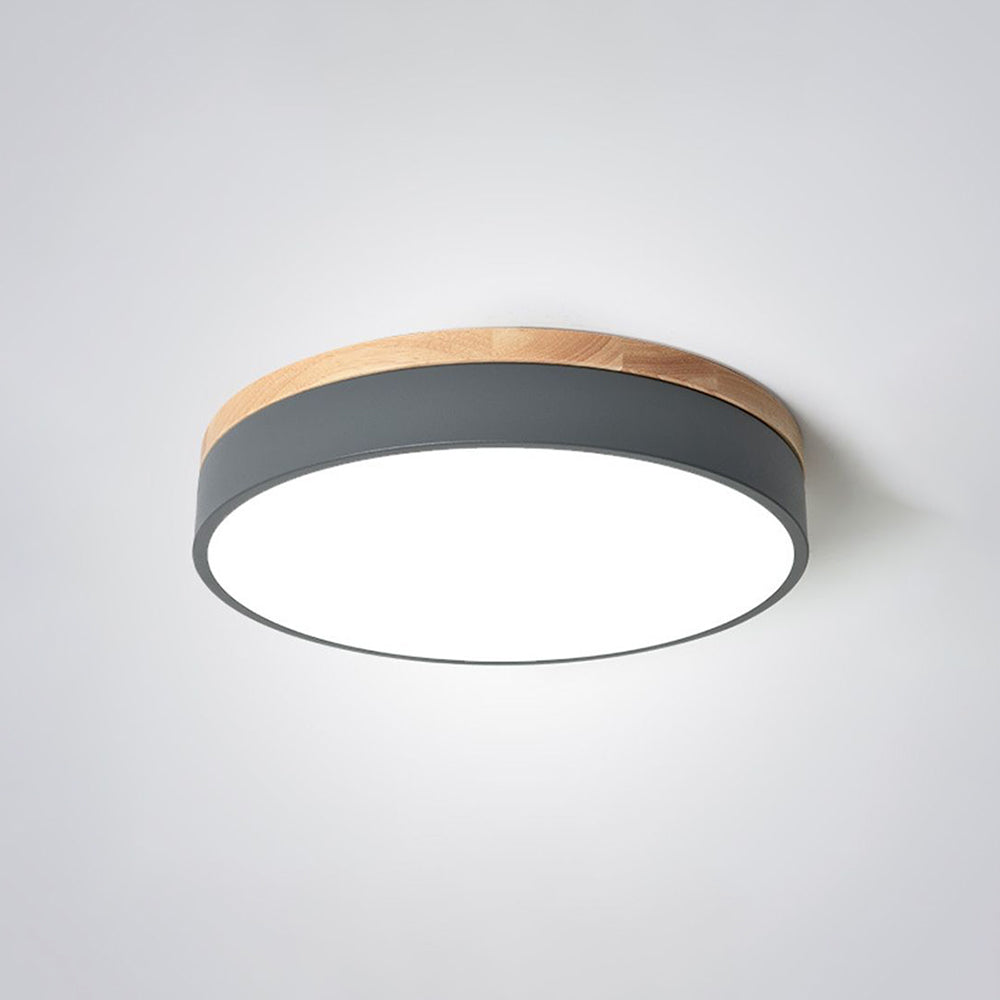 Morandi Deckenleuchte, Metall & Holz, ∅30/40/50CM - Cueteks