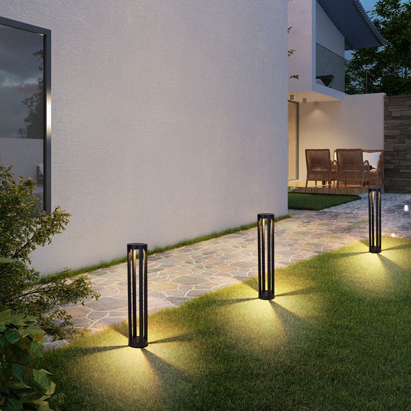 Pena Außen Pollerleuchte Solar, Minimalist, 30/40/60/80CM Lang - Cueteks