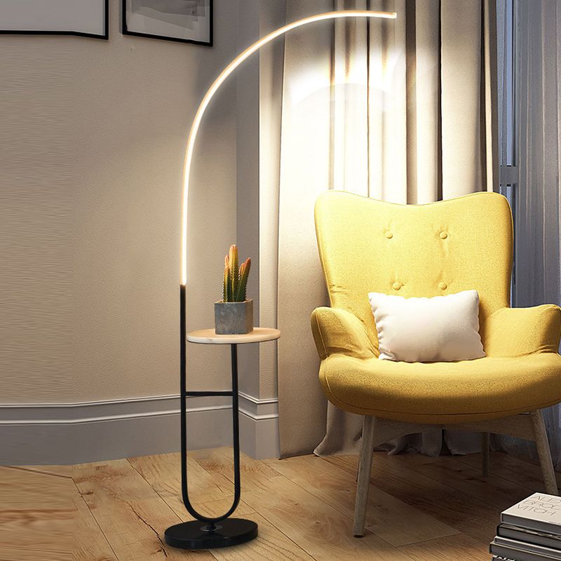 Edge Bogenform Nachttisch Stehleuchte, 165CM Lang - Cueteks