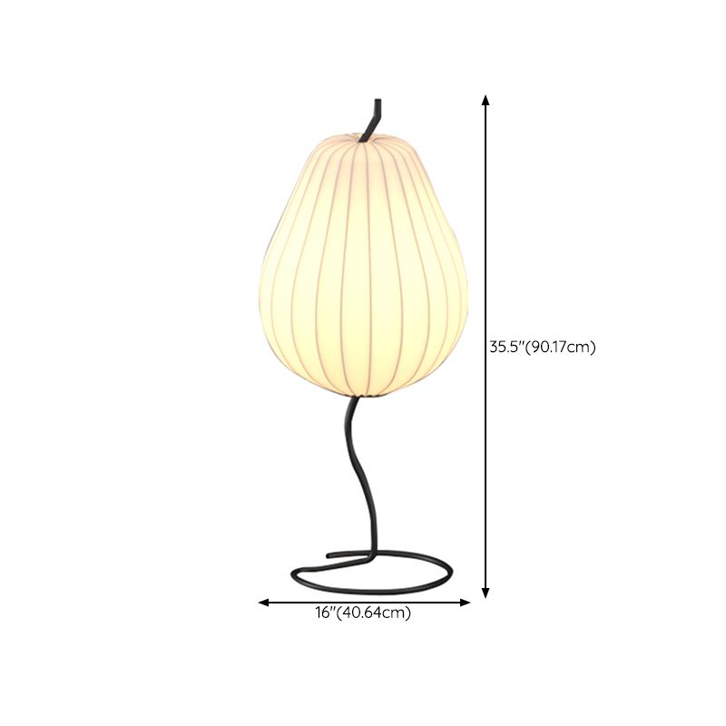 Renée Birnenförmig Stehleuchte, Künstlich Stoff & Metall, 90CM Lang - Cueteks