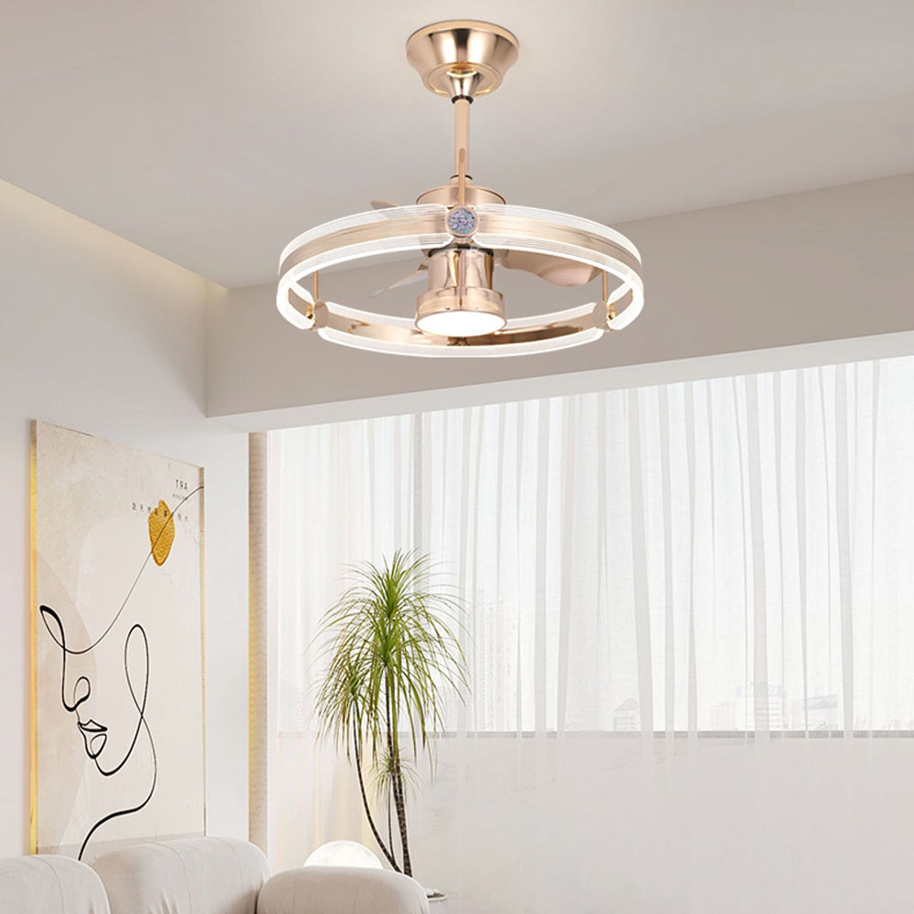 Kelley Deckenventilatoren mit Beleuchtung, 2 Stile, ∅50/60CM - Cueteks