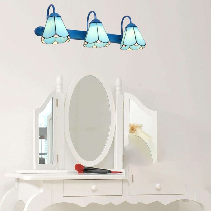 Baxter Tiffany Spiegel Front Vanity Wandleuchte, 5 Stile, 3 Farben, 60CM Lang - Cueteks