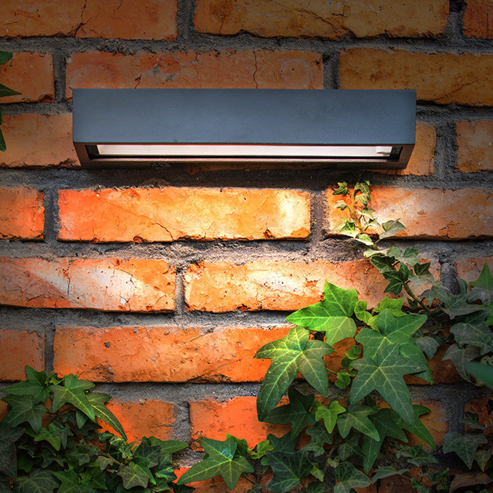 Orr Außenwandleuchte Schwarz, Dimmbar, 30CM Lang - Cueteks