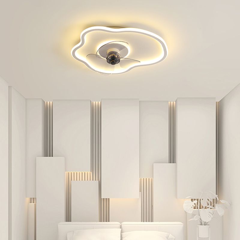 Edge Deckenventilator mit Beleuchtung Weiß, 8 Stile, ∅41/60CM - Cueteks