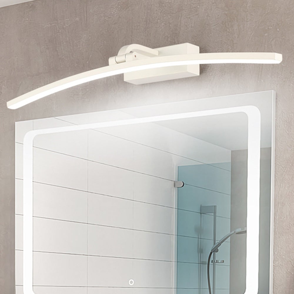 Edge Moderne Geschwungene Spiegelfront Waschtisch-Wandleuchte, L 40/50/60/70CM - Cueteks