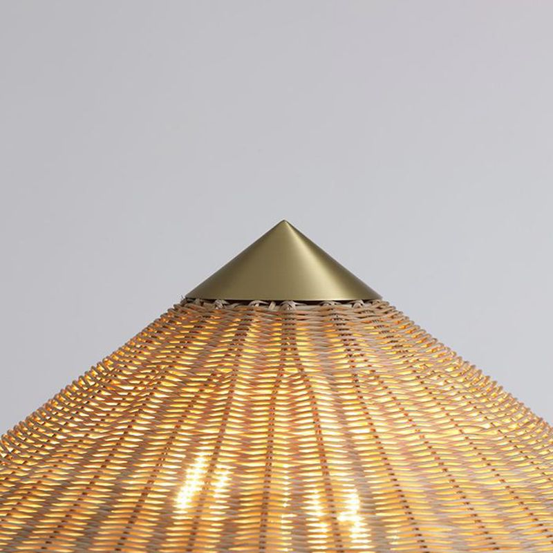 Muto Stehleuchte, Metall & Holz, 152CM Lang - Cueteks
