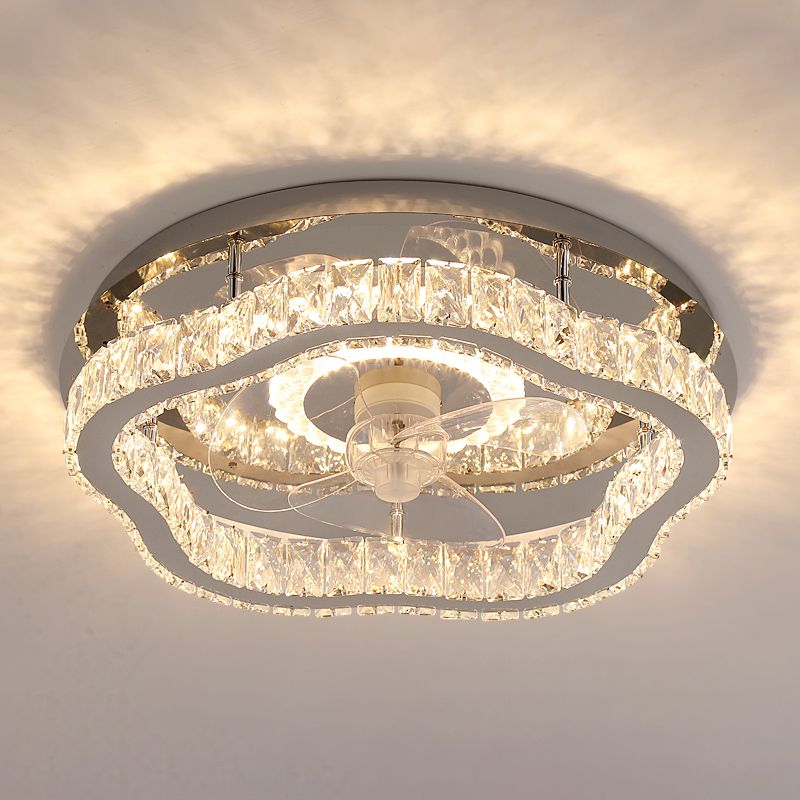 Kirsten Deckenventilator mit Beleuchtung, 12 Stile, ∅50CM/58CM/56CM/70CM - Cueteks