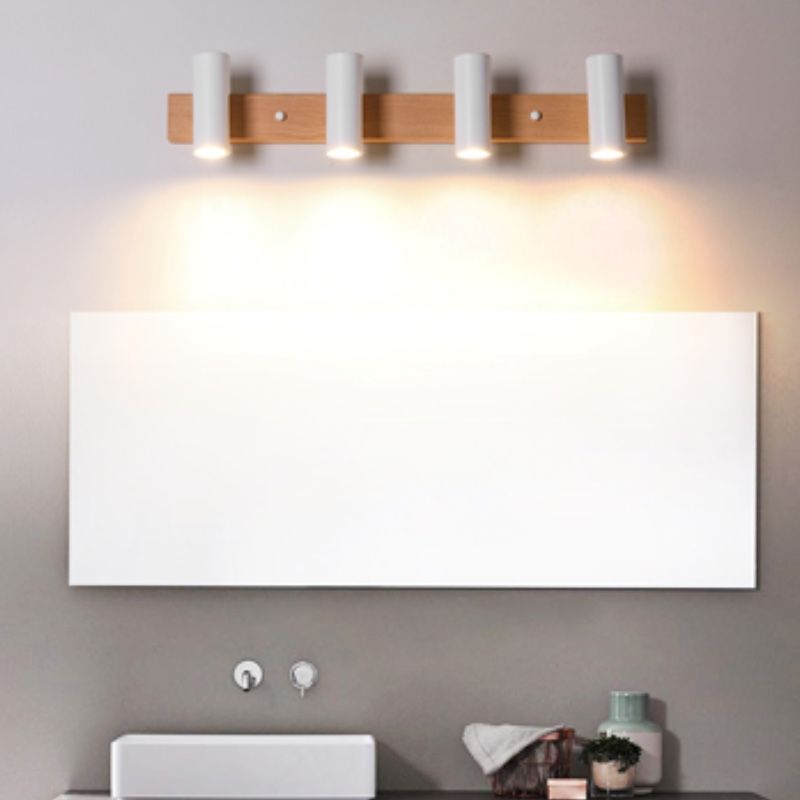 Ozawa Drehbar Spiegelfront Wandleuchte Strahler, 2 Farben, 3/4-flammig, 56/75CM Lang - Cueteks