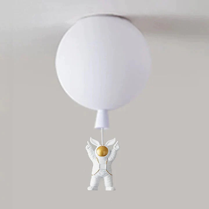 Fateh Astronaut Balloon Flush Mount Deckenleuchte 8 Farben, ∅25/30/35cm - Cueteks