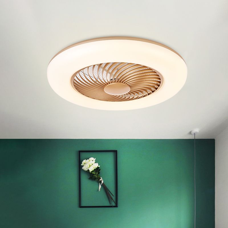 Edge Deckenventilator mit Beleuchtung, 4 Farben, ∅55CM - Cueteks
