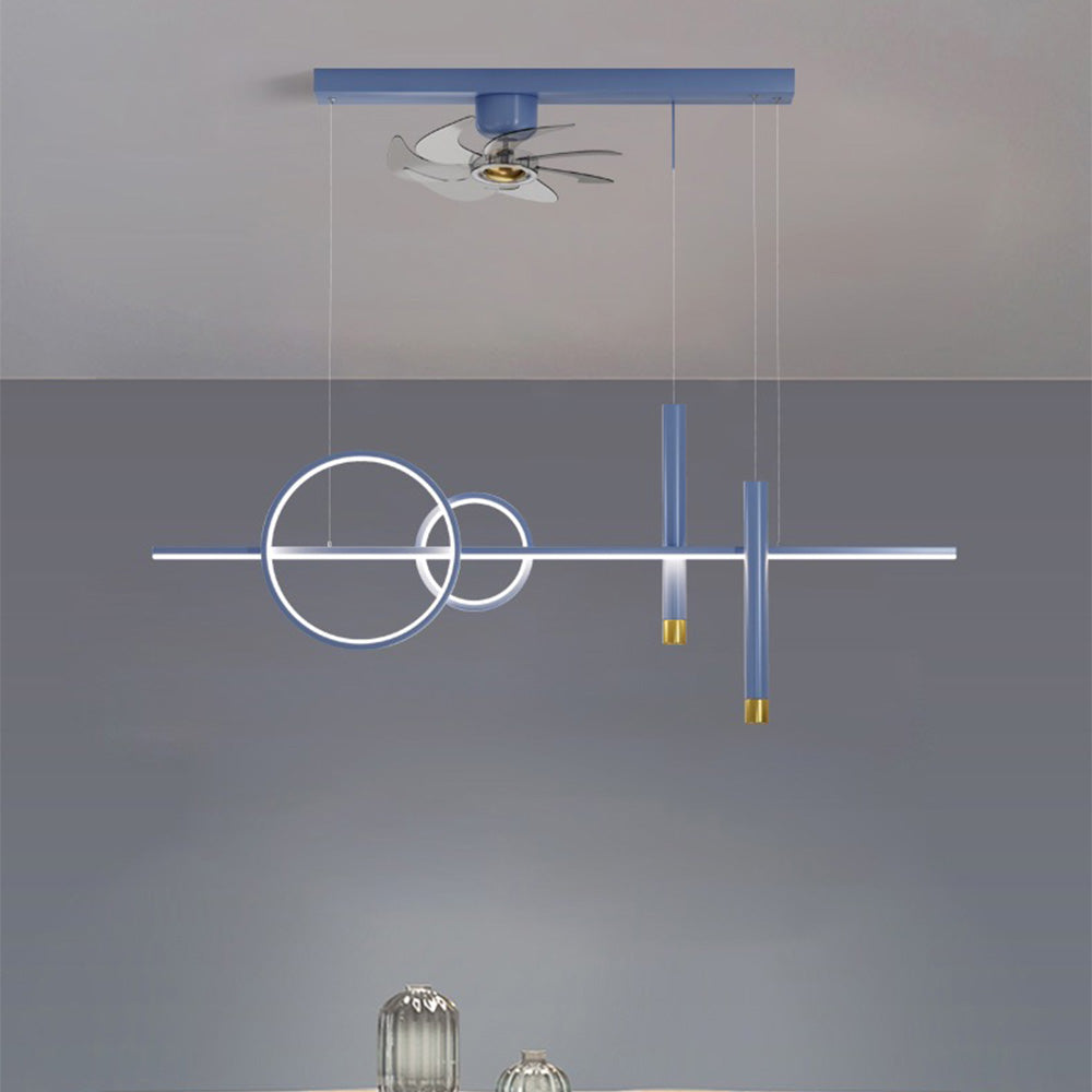 Madina Deckenventilator mit Beleuchtung 6 Stile, ∅100CM - Cueteks