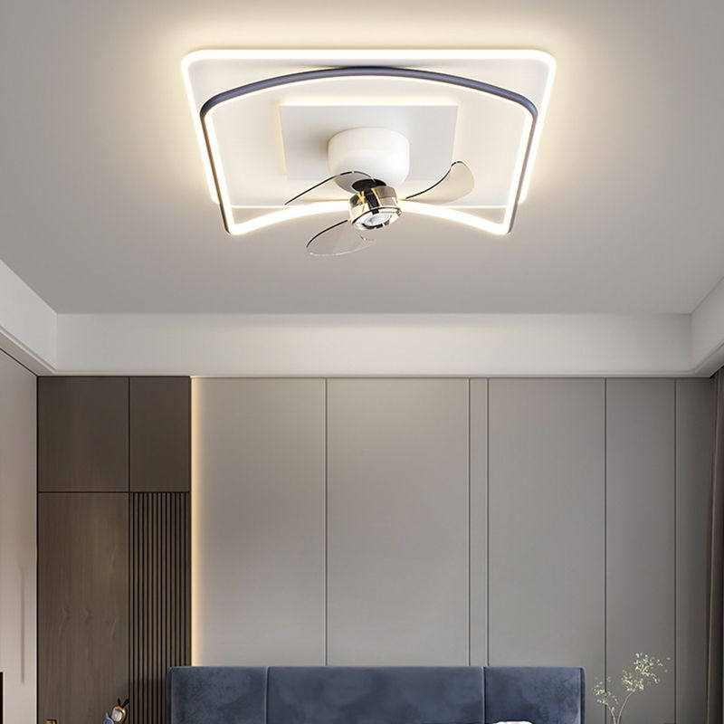 Lacey Deckenventilator mit Beleuchtung Geometrie, 3 Stile, ∅50CM - Cueteks