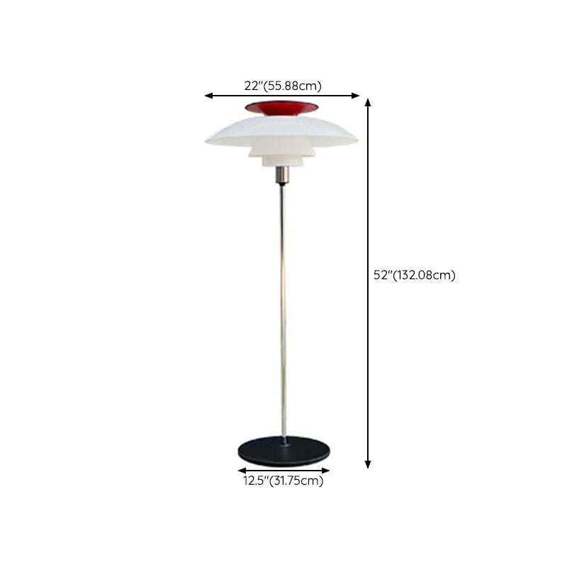 Salgado Fliegende Untertasse Stehleuchte, 132CM Lang - Cueteks