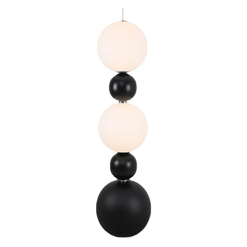 Valentina Schwarz & Weiß Stehleuchte, ∅30/36CM Lang - Cueteks