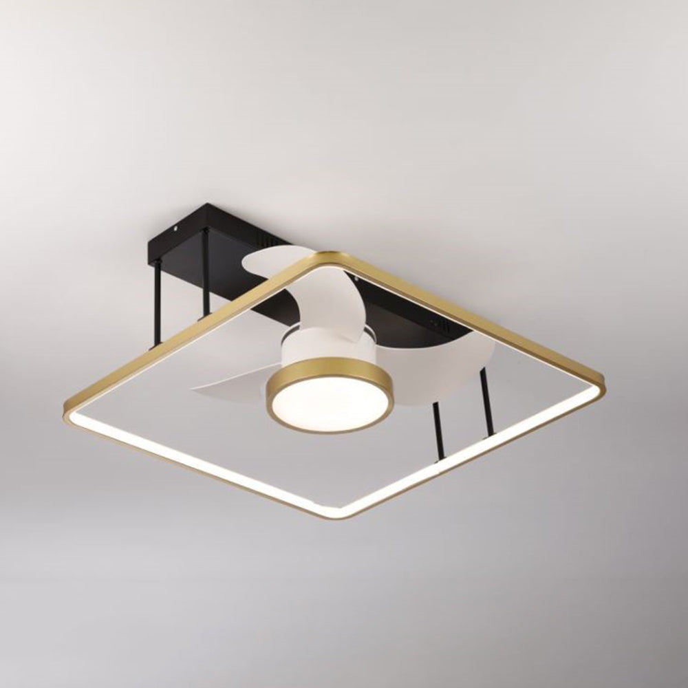 Kelley Deckenventilator mit Beleuchtung Gold, 3 Stile, ∅45/62/110CM - Cueteks